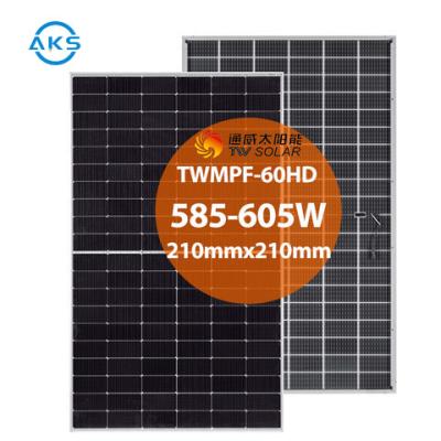 China painel solar 590W 595W 605W 585 W.P. Tipo do módulo do picovolt do poder superior do painel solar de 600W Tongwei à venda