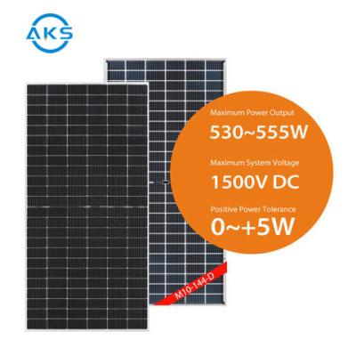 China A TW picovolt Monocrystalline almofada os painéis solares de 545W 550W 555W para o uso do agregado familiar à venda