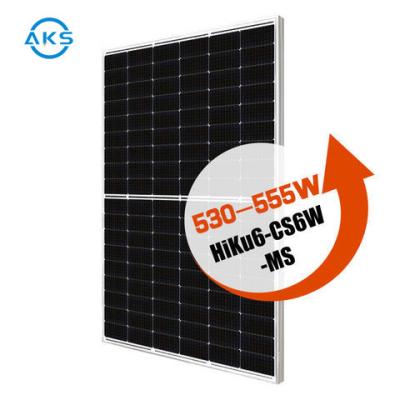 Китай Канадские солнечные фотовольтайческие модули 540W 545W 555W постригли панель солнечных батарей используют дома продается
