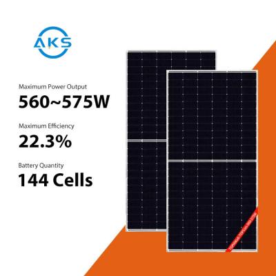 China 560W 565W Canadian Solar Panel 570W 575W Half Cut Monocrystalline Solar Panel for sale