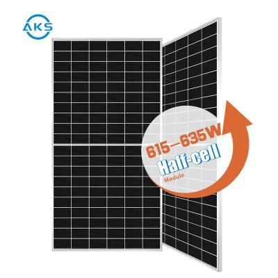 China 615W Huasun Solar Panels 620W 625W 630W 635W Black Aluminium Frame Solar Panel for sale