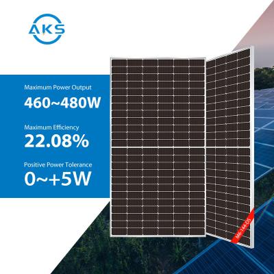 China 460W Huasun Solar Panels 465W 470W 475W 480W 144 Cells Two Sided Solar Panels for sale