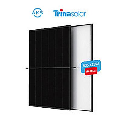 Китай Полуячейки 405W 410W 415W 420W 425W панели солнечных батарей Trina панели солнечных батарей домашней пользы Mono продается