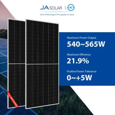 China JA Monocrystalline Solar Panel Mono Perc Solar Panel 540W 545W 550W 555W 560W 565W For EU for sale