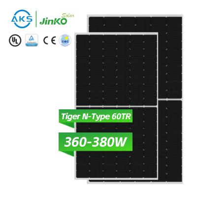 China Panel solar AKS Jinko Tiger tipo N 60tr 360W 365W 370W 375W 380W Panel solar Jinko Modulo fotovoltaico solar en venta