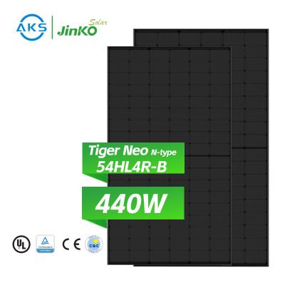 China AKS Jinko Tiger Neo N-Typ 54HL4R-B Solaranlage 420W 425W 430W 435W 440W Solaranlage Jinko Solaranlage Solaire zu verkaufen
