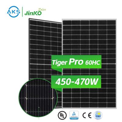 Cina Jinko Tiger Pro 60HC P-Type Mono Solar Panel 450W 465W 470W Modulo fotovoltaico solare Jinko in vendita
