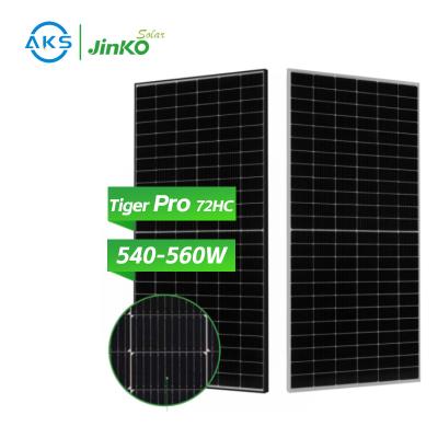 Китай Модуль солнечной энергии АКС Джинко 550 Вт высокоэффективный монофотоэлектрический 540W 545W 550W 555W 560W Все черные солнечные панели продается