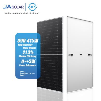 China AKS A Grade 182mm paneles solares con tejas 108 células módulos MBB 390W 395W 400W 405W 410W 415W Ja paneles solares en stock en venta