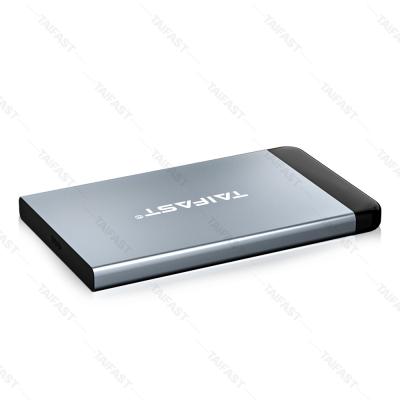 China Silver 128gb Mobile Hard Drive Usb 2.5inch Sata External Hard Disk Case 130*80*15mm for sale