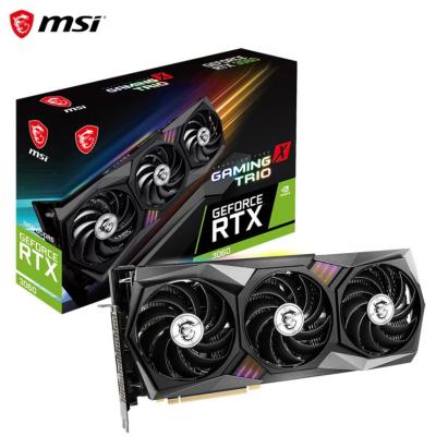 China 256bit FCC GPU Graphic Card MSI NVIDIA GeForce RTX 3060 GAMING X TRIO With 8GB GDDR6 Memory for sale