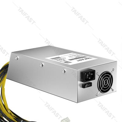 China TAIFAST 2500w PSU Power Supply Bitcoin Mining Machine 21.5*11*6.5cm for sale