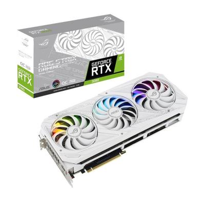 China ASUS ROG-STRIX-RTX3090-O24G-WHITE Graphics Card with 24GB GDDR6 support Overclock ASUS RTX 3090 24G Video Card for sale