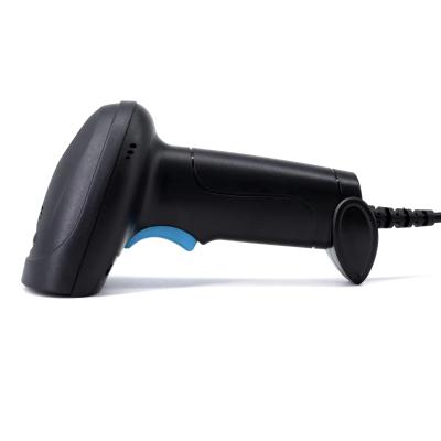 China Black Handheld USB Barcode Scanner for Warehouse Transportation Express Delivery Retail for sale