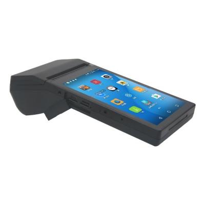 China Android 6.0 POS Machine with 7 Inch HD IPS Screen and Built-in Thermal Receipt Printer for sale