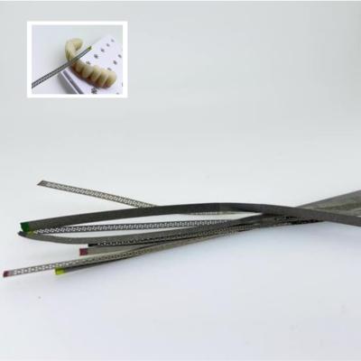 China 148m m grueso 0.13m m Diamond Strips de 3 gradas para el uso dental en venta