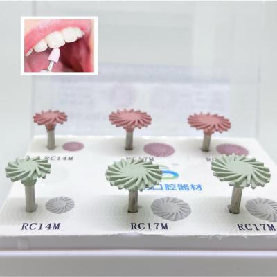 China Carton Packaging Dental Rubber Diamond Polisher Coarse  / Medium / Fine Grit for sale