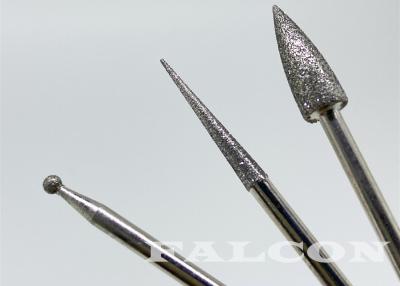 中国 バーを磨く歯科実験室の磁器のダイヤモンドは2.35mmのすねを電気めっきした 販売のため