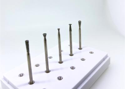 China 2.35mm HP Shank Diamond Grinding Stones Coated Plated Inverted Cone Dental Burs for sale