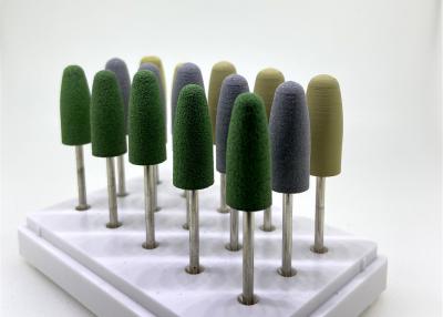 China Zahnmedizinische 2.35mm Silikonkautschuk-Räder, die Diamond Acrylic Burs For Dentures justieren zu verkaufen