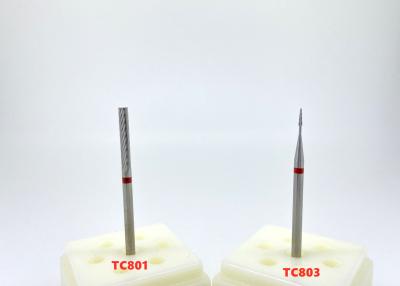 China Fine Dental Diamond Burs Tungsten Carbide Plain Cut For Model Casting for sale