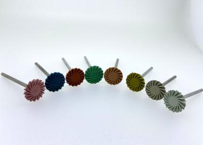 China Pulidores de goma dentales Diamond Zirconia Grinding Wheel del silicón del torbellino en venta