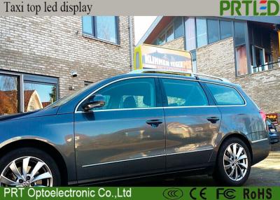 China High Brightness P5 Taxi Roof Signs LED Long Lifespan Display With 2 Years Warranty for sale