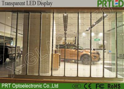 China Magic Window Transparent Glass LED Display P3.9 High Brightness Transparent LED Screen for sale