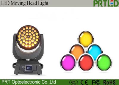 China Pro 36pcs Zoom Wash Moving Head Stage Lights Four In One 36x10 Watt RGBW for sale