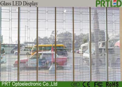 China P7.8 P15.6Indoor Transparent LED Display Screen LED Video Glass Screen Panel for sale