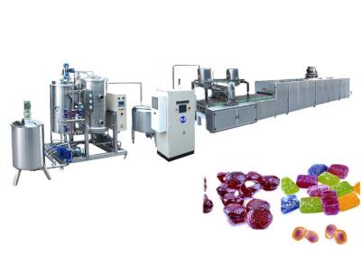 China Automatische gummiartige Süßigkeits-Herstellungs-Kleinkapazitätsausrüstung zu verkaufen