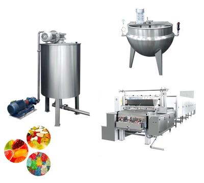 China Confectionery Hard Soft Jelly Gummy Candy Making Machine for sale