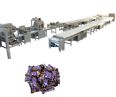 China Linha de produção de aço inoxidável da barra de chocolate do petisco saudável à venda