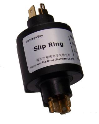China Customized Collector 4 Channels Plug Straightly Slip Ring (Plus) Instead of Mercury Slip Ring for sale