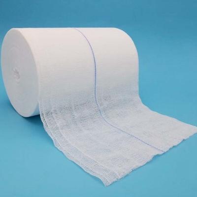 China Chinese Manufacturer Medical Sterile Cotton Fabric Medical Absorbent Cotton Gauze Roll à venda