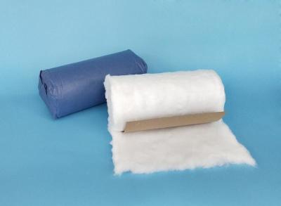 China Surgical Medical Absorbent Hydrophilic 100% Sterile Cotton Wool Roll for sale