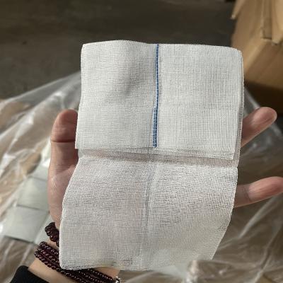 Chine Éponge de compression de gaze stérile à usage unique chirurgicale médicale absorbant écouvillons de gaze avec tampon de gaze à rayons X à vendre