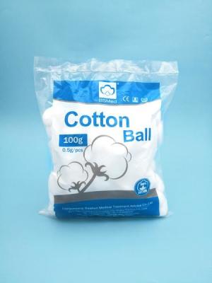 China 100% Cotton High Density Colored Absorbent Medical Cotton Balls Natural Supplier for sale