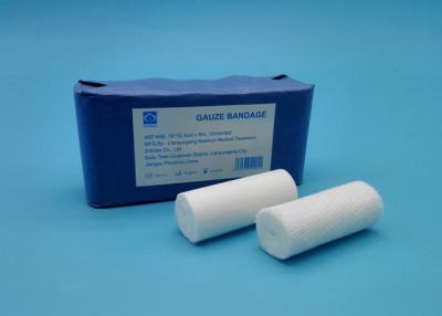 中国 外科創傷包帯の吸収性のガーゼの包帯32s/40sは純粋で白い色にまいはだを詰めます 販売のため