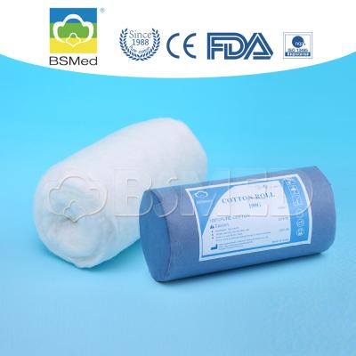 China Health Medical 500g Cotton Wool Roll 100% Absorbent Disposable for sale