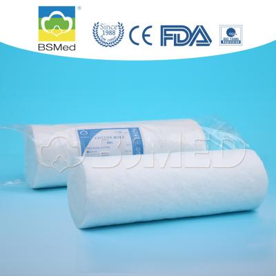 China High Absorbency First Aid Cotton Roll Odorless 13 - 16mm Fiber Length for sale