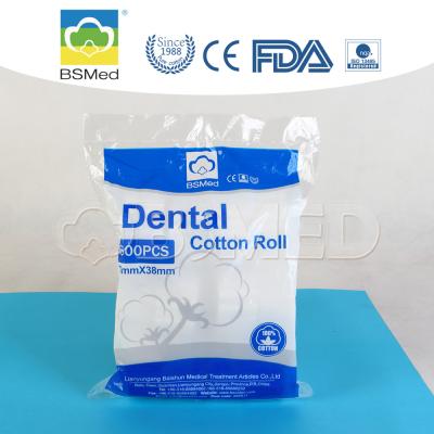 China Sterile Small Size Dental Cotton Rolls White Color For Medical / Personal Care for sale