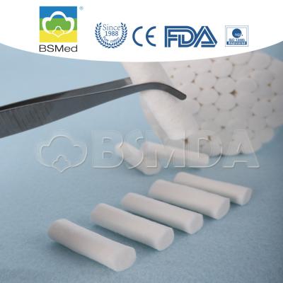 China Health Care White Dental Disposable Products , Odorless Dental Cotton Rolls for sale