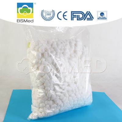 China Consumo descartável cirúrgico 0.3g das bolas de algodão do hospital - 9g Eco - amigável à venda