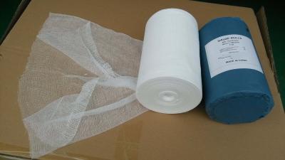 China Adult Absorbent Medical Wound Dressing Cotton Sterilized Colored Gauze Bandage for sale