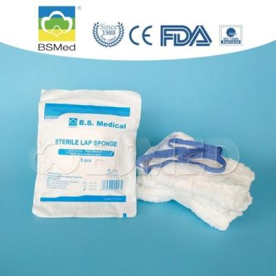 China China Supplier High Quality Sterile Or Non-Sterile Lap Pad Sponge en venta