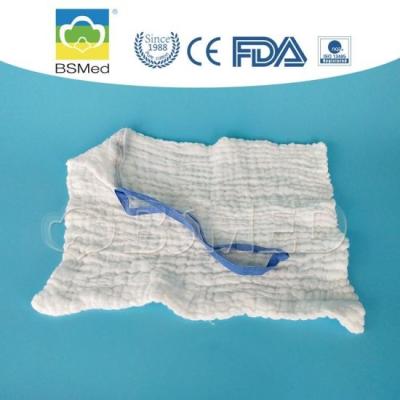 China Hospital Surgical Cotton Gauze Laparotomy Sponge Sterile Abdominal Swab Gauze Pad Medical Lap Sponges à venda