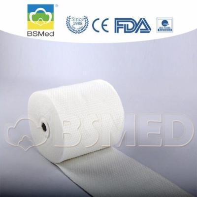 China Medical Embossed 100 Cotton Gauze Roll 8% Max Humidity White Color for sale