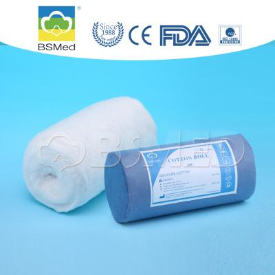 China Soft Pliable Medical Cotton Wool Roll Odorless 8% Max Humidity White Color for sale