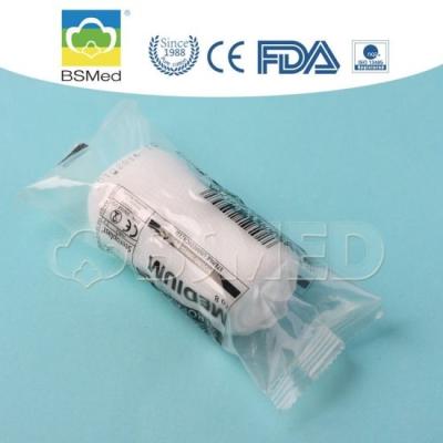 Chine Certification médicale roulée par couleur blanche de la CE de bandage de crêpe de coton de pansement à vendre